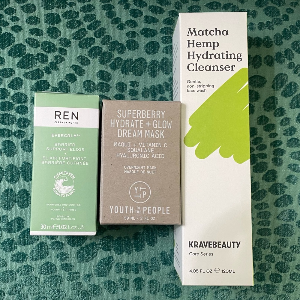 Unopened Skincare Bundle Youth to the People REN Krave beauty